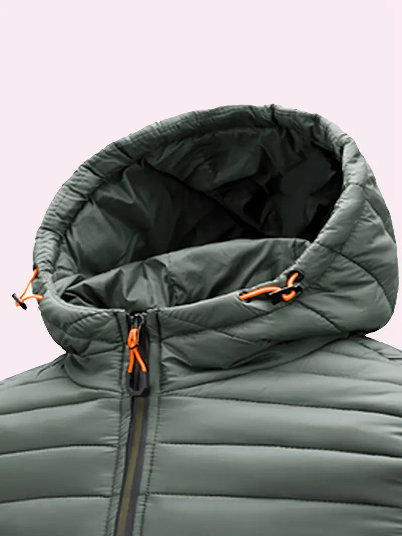 Ladies Winter Puffer Jacket with Hood - Arwen-Black-S-The Livary
