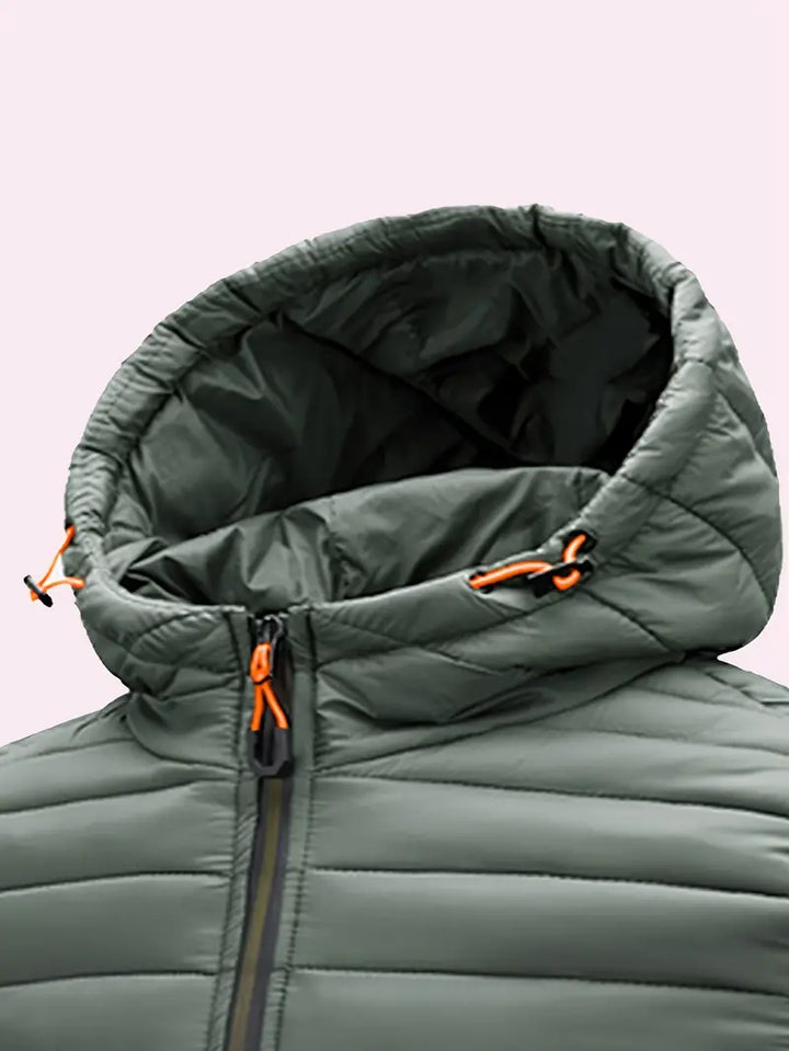 Ladies Winter Puffer Jacket with Hood - Arwen-Black-S-The Livary