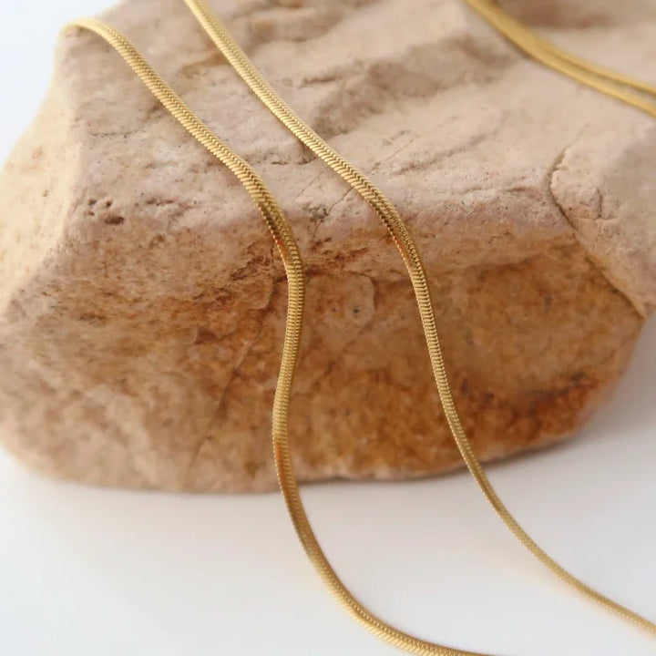 Stylish Slim Snake Necklace - Isis-The Livary