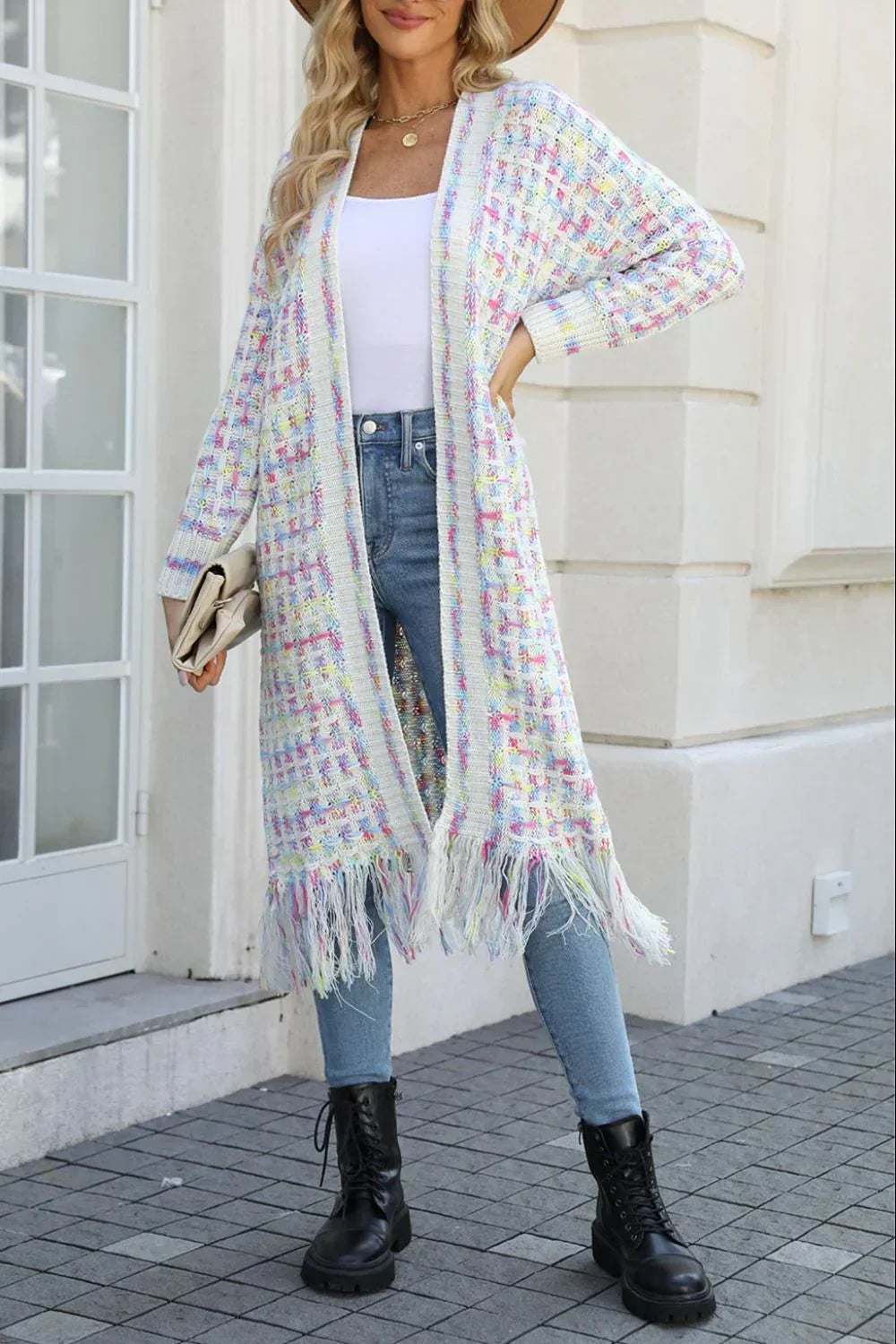 Stylish Coloured Cardigan for Women - Aurora-Cream-S-The Livary