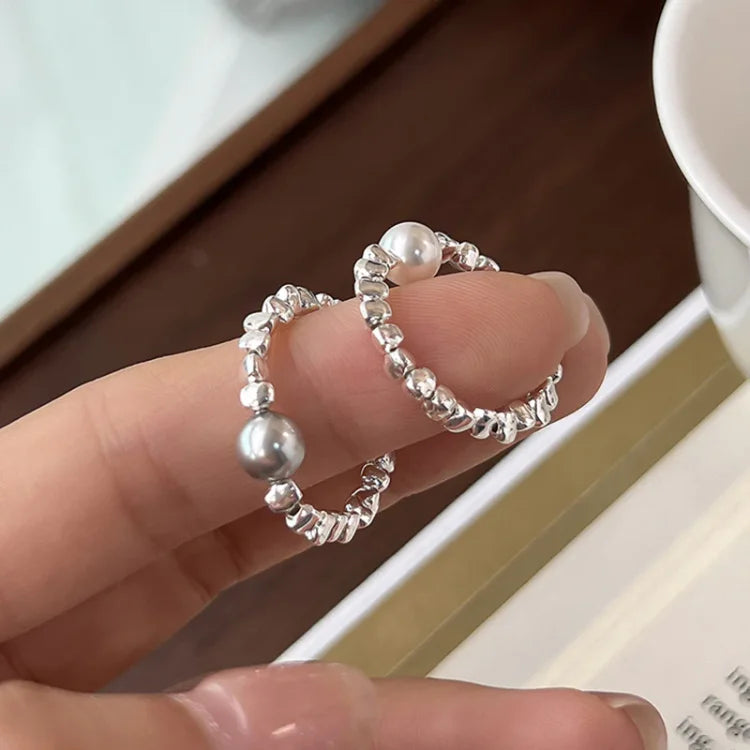 Galaxy Pearl Ring - Stella-White-5-The Livary