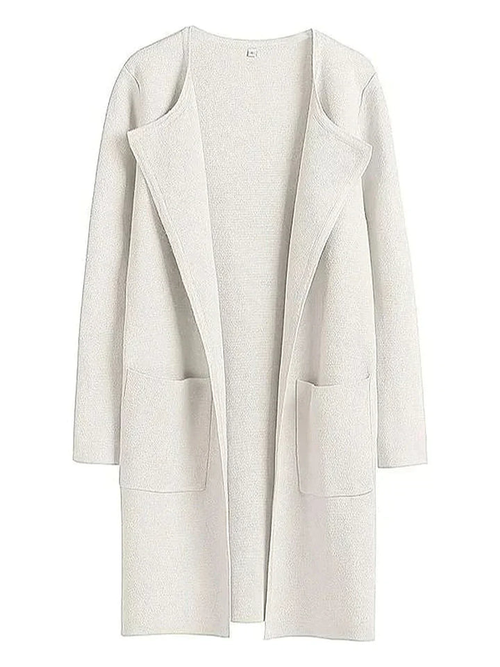 Stylish Ladies' Cardigan - Djamila-Brown-S (36)-The Livary