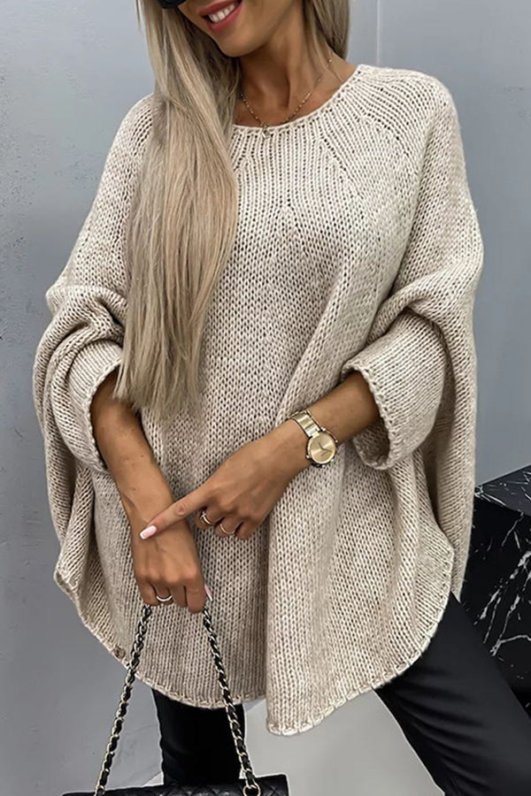 Stylish Ladies' Sweater with Round Neck - Isabelle