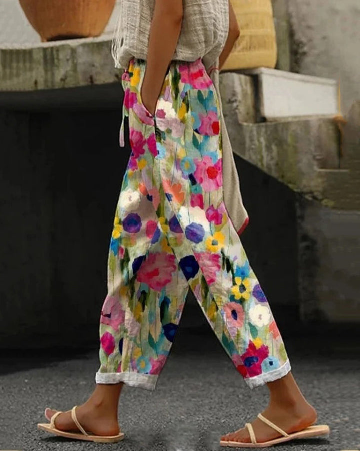 Bright Coloured Ladies Jogging Trousers - Juno-S-The Livary