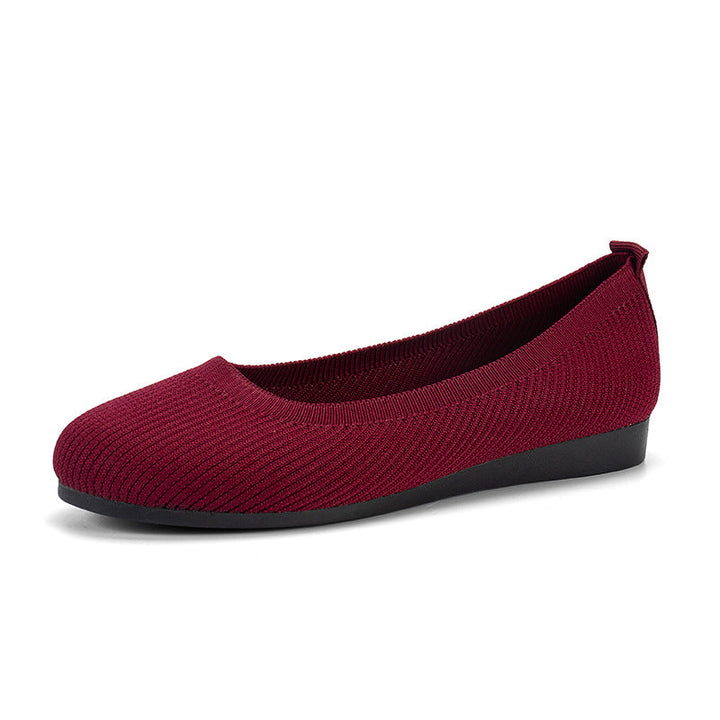 Orthopaedic ladies' ballerinas with comfort sole & classic design – Mia-Black-3.5-The Livary