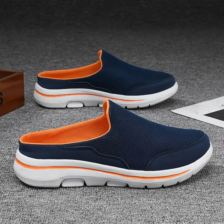 Orthopaedic barefoot comfort shoes for men – Marlon-Blue-6-The Livary