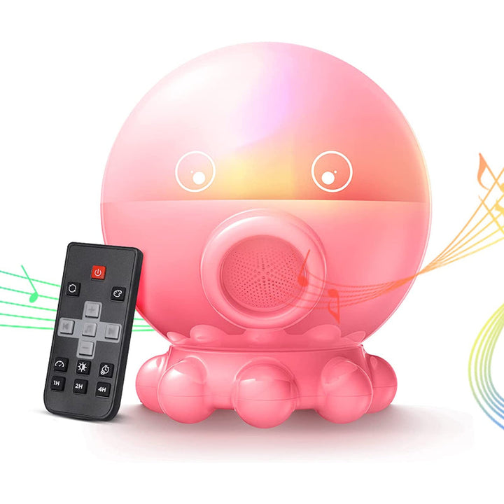 LED Night Light with Ocean & Starry Sky Projection + Music Function - DreamAura-Pink-The Livary