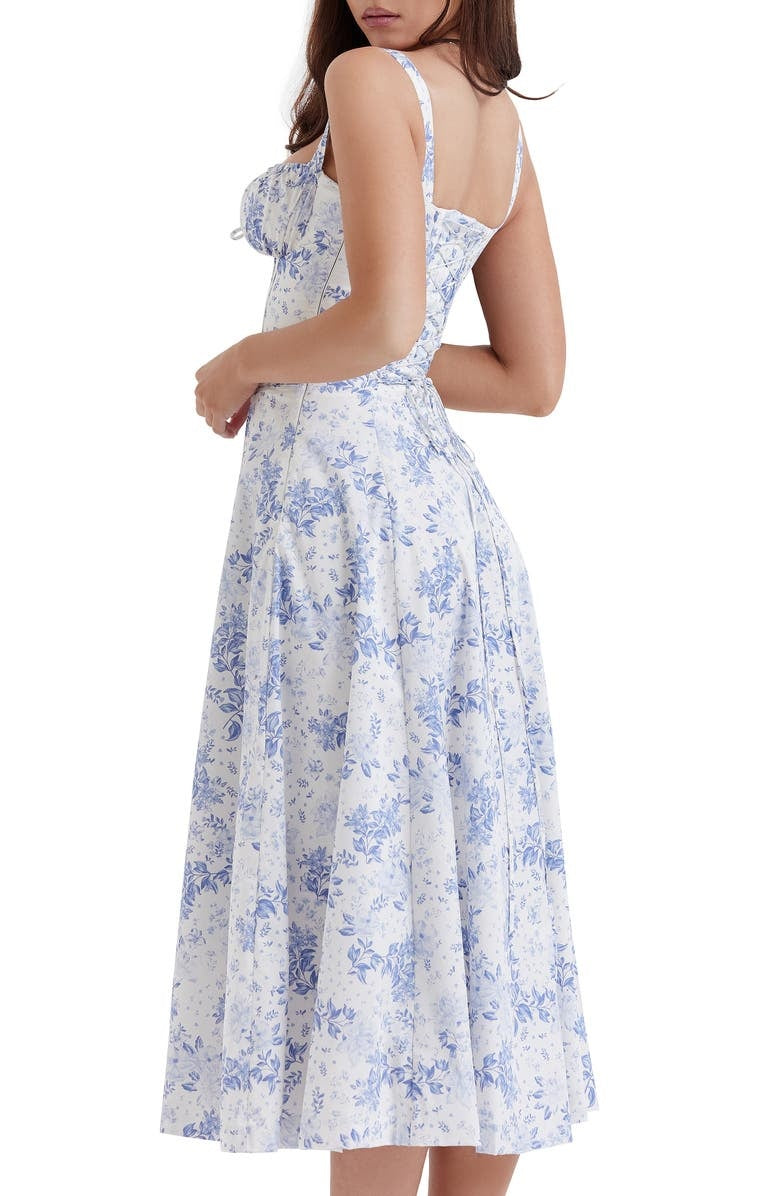 Bustier Summer Dress with Waist Shaper - Isabella-Knee length - 1 layer-Pink Flowers-XS-The Livary
