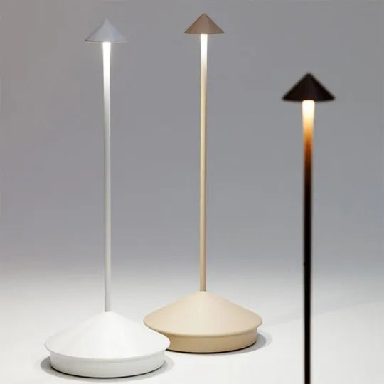 Wireless LED Table Lamp - ClarityGlow-White-The Livary