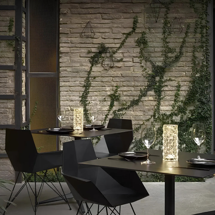 Crystal Table Lamp with Touch Control - Aurora-The Livary