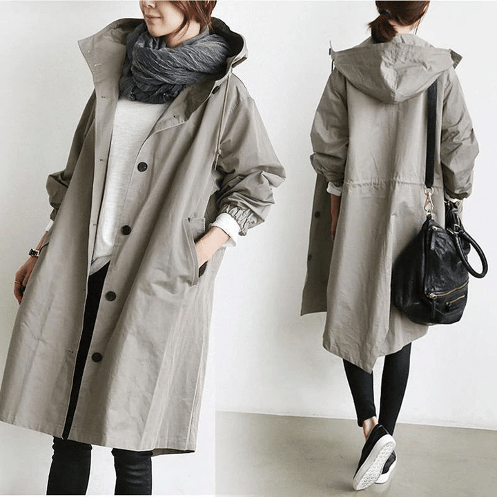 Ladies Windbreaker - Aurora-Light grey-S-The Livary