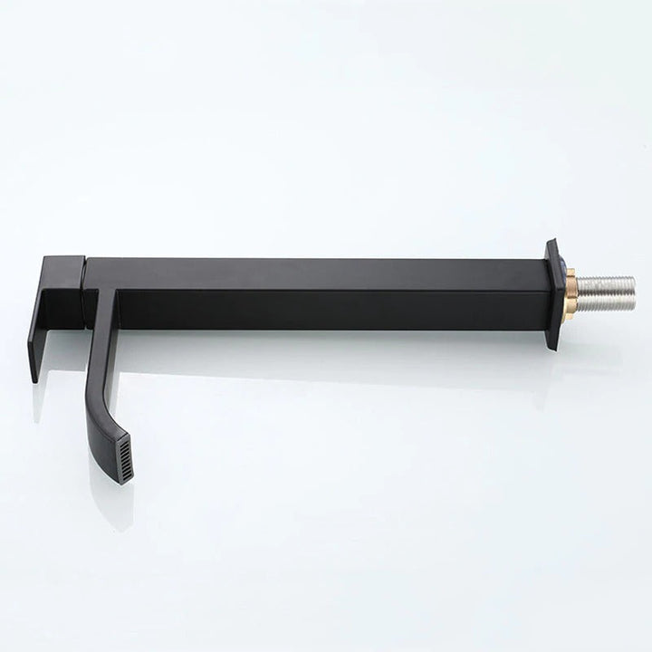 Matte Black Cold Water Basin Tap – Noira-Round-The Livary
