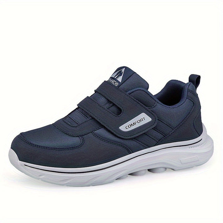 Comfortable Loop Shoes with Velcro - EasyStride-Black-3.5-The Livary