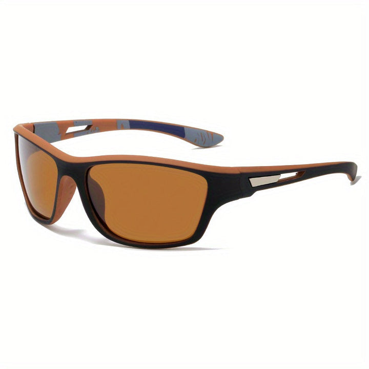 Sporty men's sunglasses with polarized lenses & UV400 protection – Vayron-Tea-The Livary