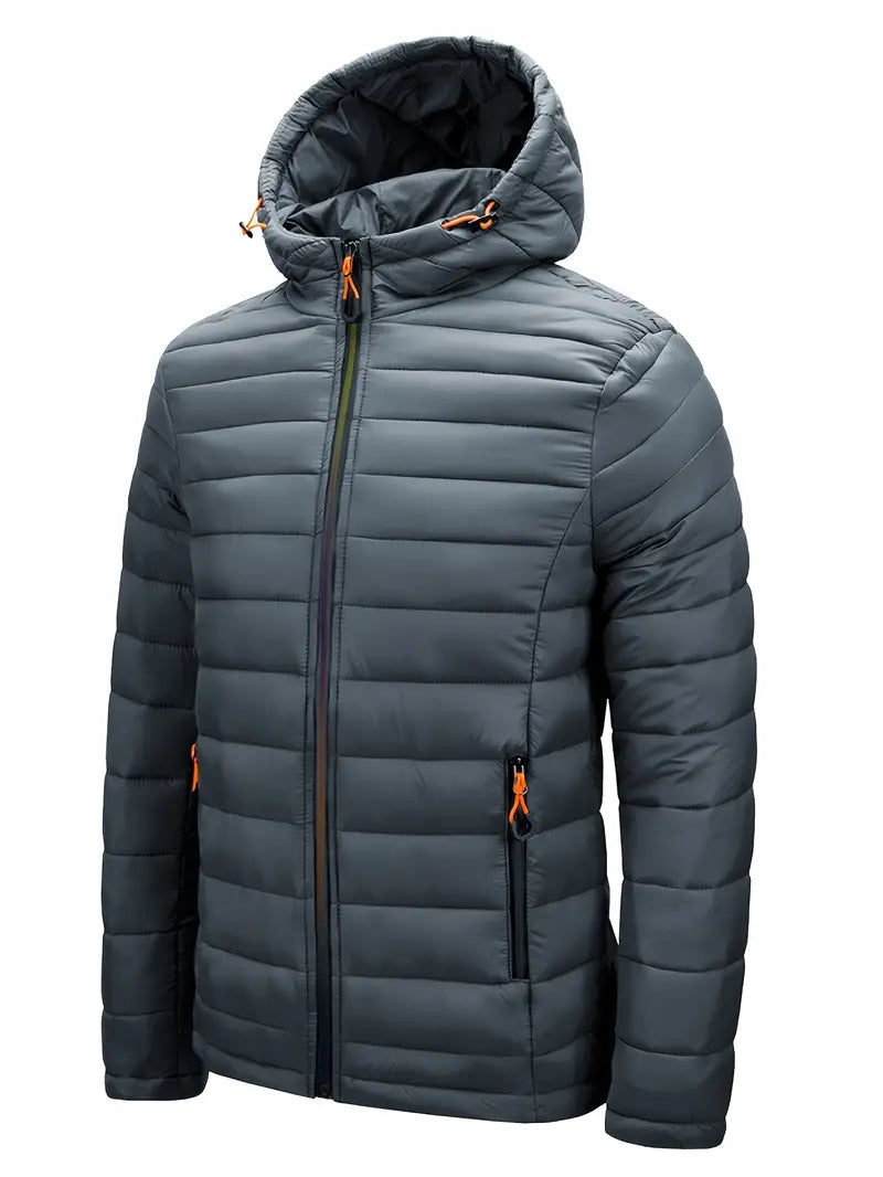 Ladies Winter Puffer Jacket with Hood - Arwen-Black-S-The Livary