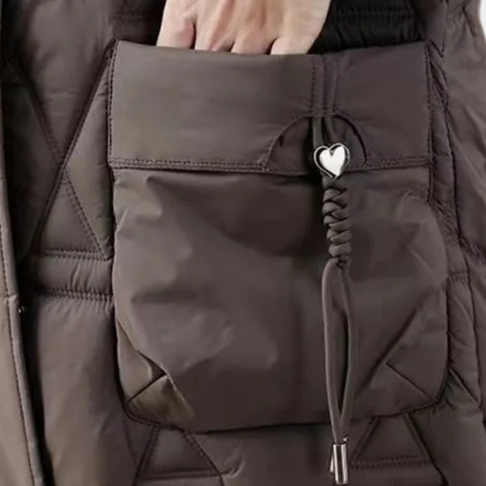 Stylish Quilted Ladies Jacket - Romy-Black-XS-The Livary