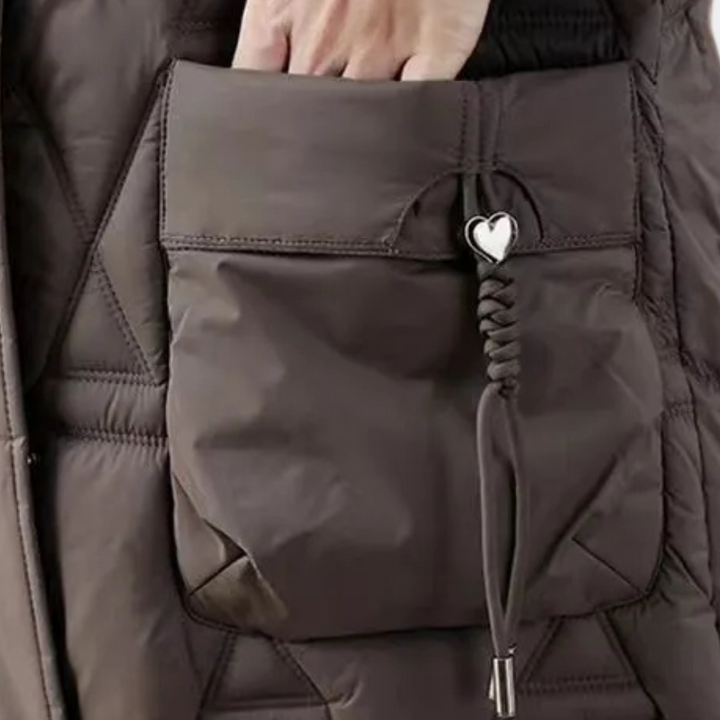 Stylish Quilted Ladies Jacket - Romy-Black-XS-The Livary