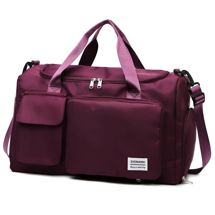Large Waterproof Weekend Bag - VoyagePro-Bordeaux red-The Livary