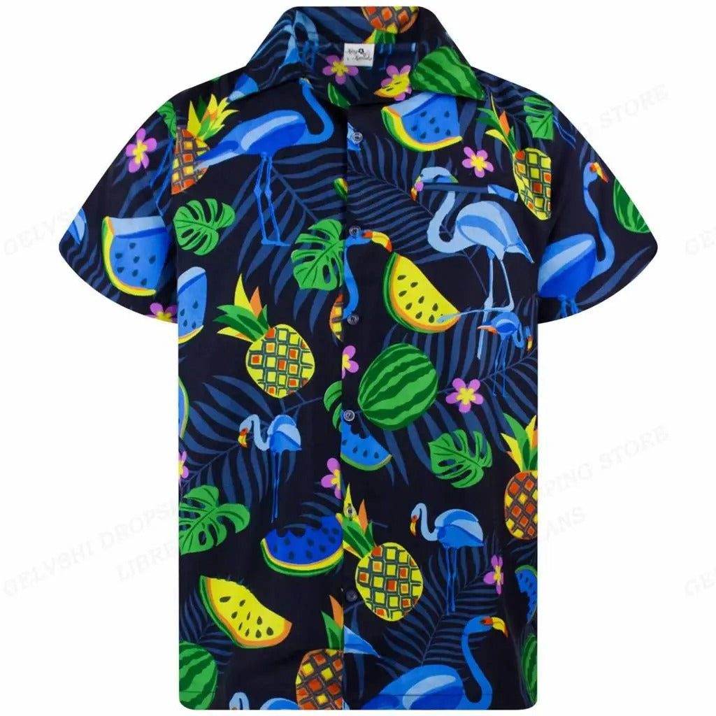 Tropical 3D Flamingo Shirt – Kai-E-S-The Livary