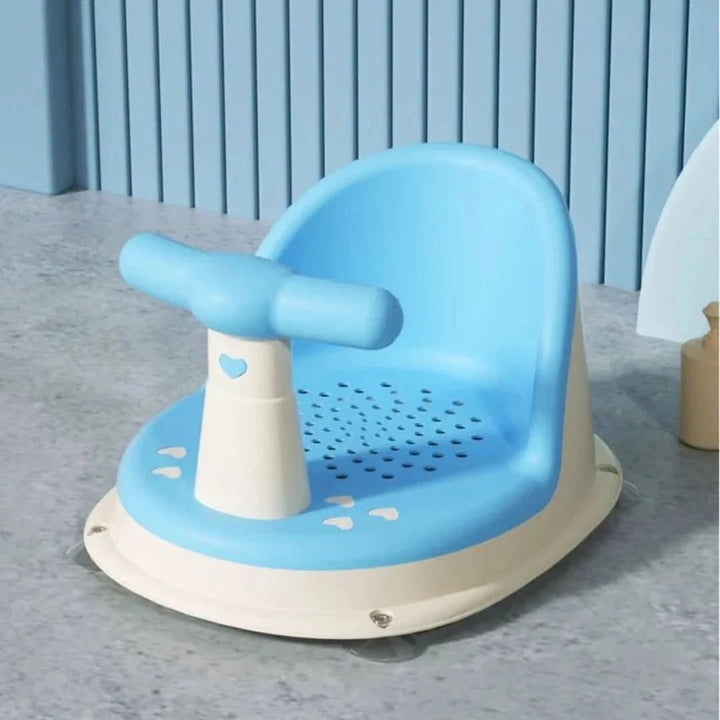 Anti-slip Baby Bath Seat for Safe Bath Time Comfort - Bubblie-Blue-The Livary