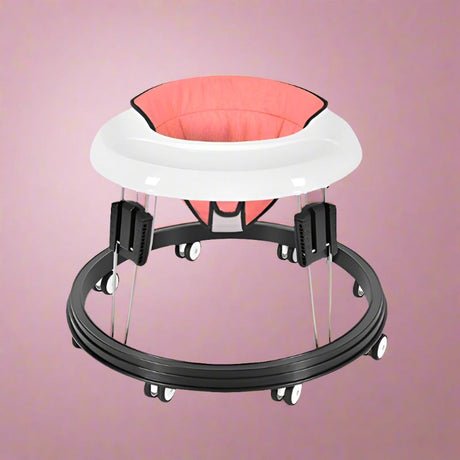 Anti-Rollover Babywalker – Trotly-Pink-The Livary