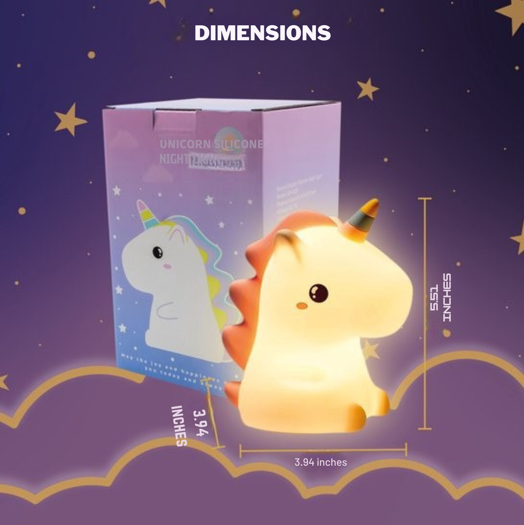 Unicorn Night Light - DreamCrest-The Livary