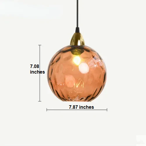 Glass Ball Pendant Lamp - LumiSphere