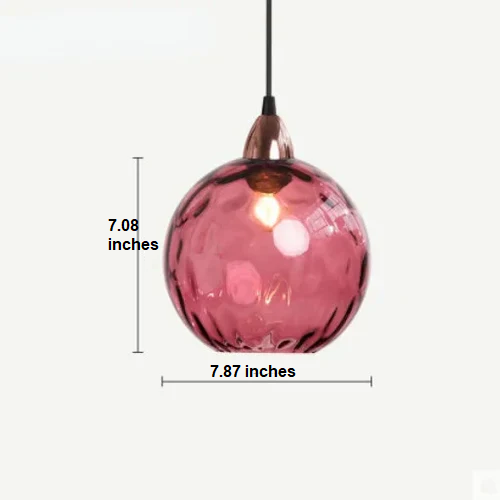 Glass Ball Pendant Lamp - LumiSphere