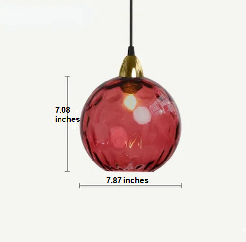 Glass Ball Pendant Lamp - LumiSphere
