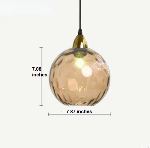 Glass Ball Pendant Lamp - LumiSphere