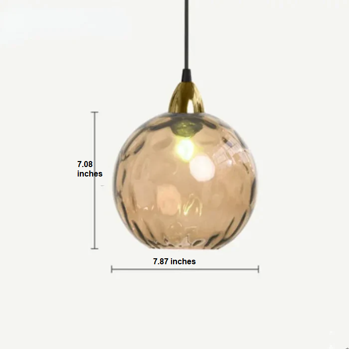 Glass Ball Pendant Lamp - LumiSphere