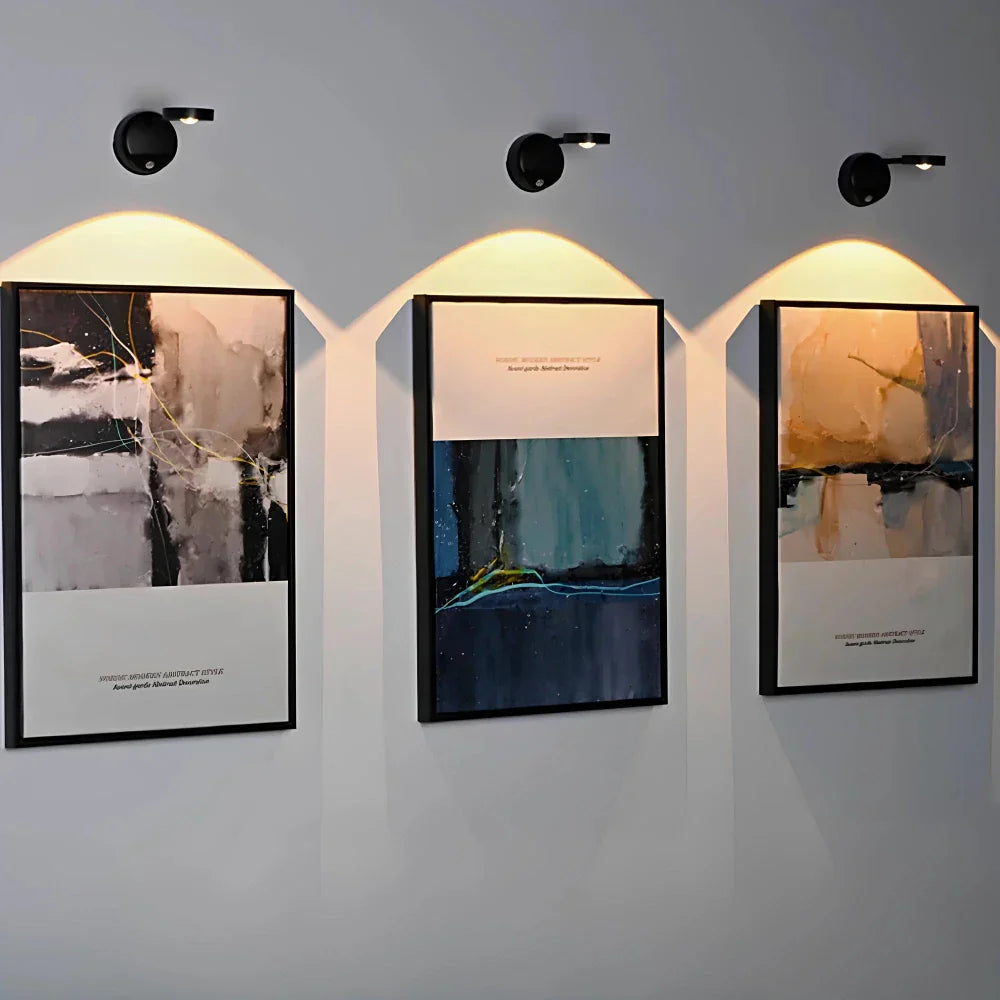 Wireless Motion Sensor Spotlight - LumaFlex-Black-Touch Control-The Livary