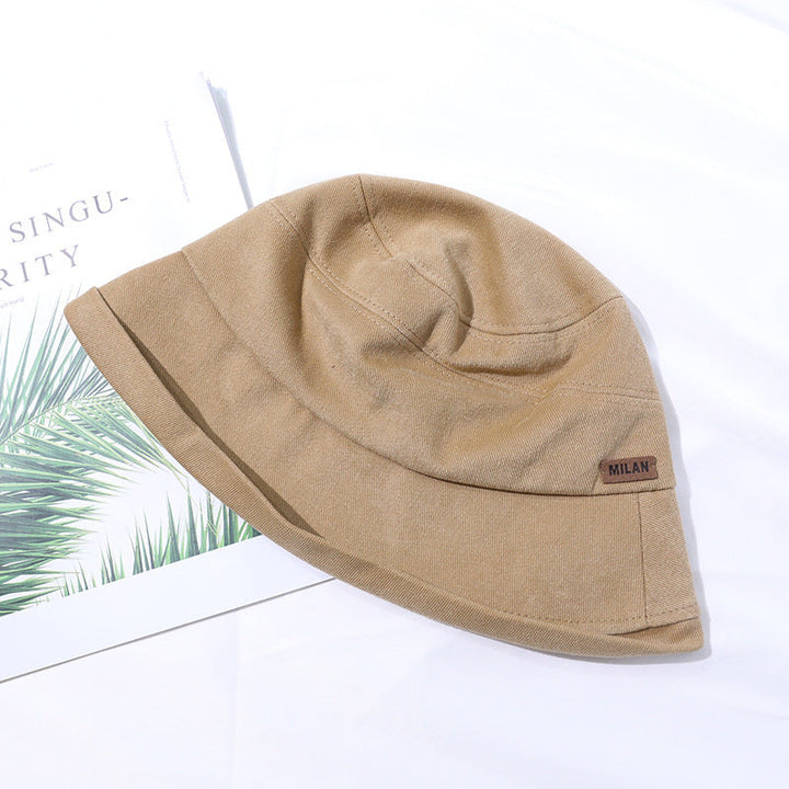 Light summer bucket hat with fine seam design – StitchShade-Khaki-The Livary