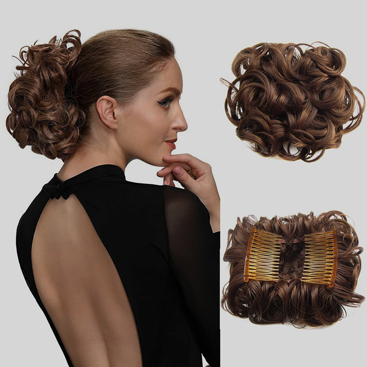 Curly Knot Hair Extension – FluffyFix-05#-The Livary