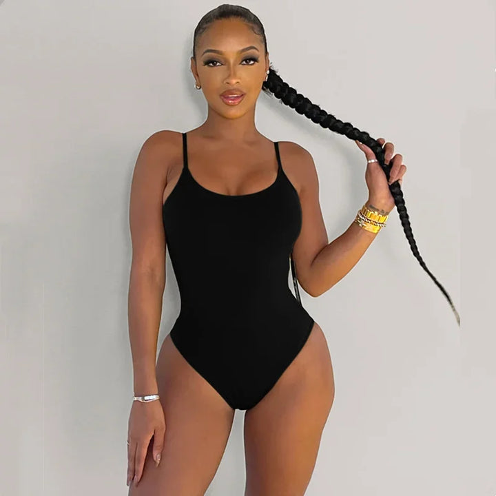 Shaping effect swimsuit – Samira-Black-XS-The Livary