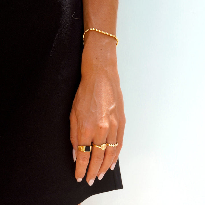 Nice Beaded Bracelet - Nova-Gold-The Livary