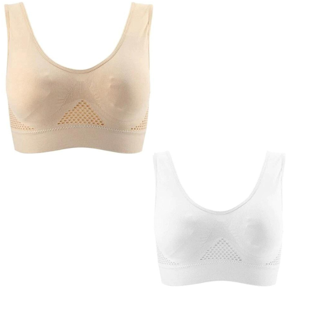 Seamless Comfort Bra – Elina-Beige-S-The Livary