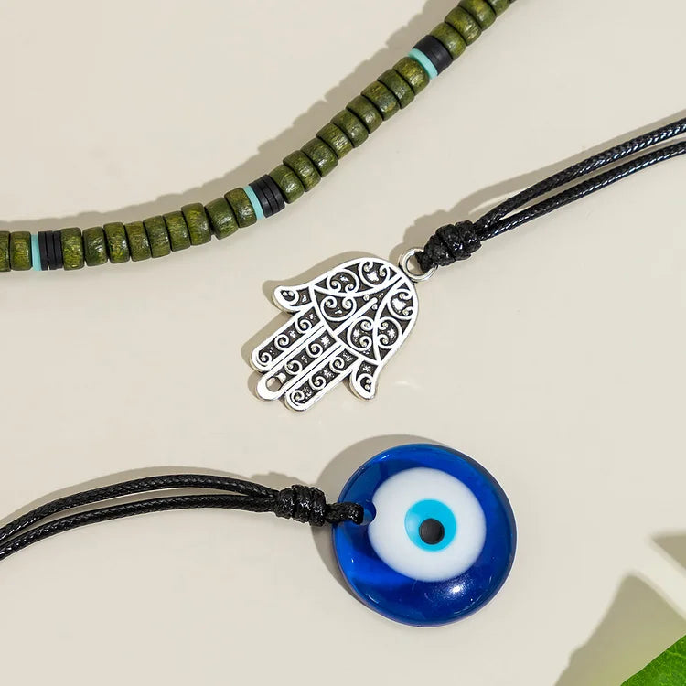 Unisex 3-Layer Necklace Set - Ravi-The Livary