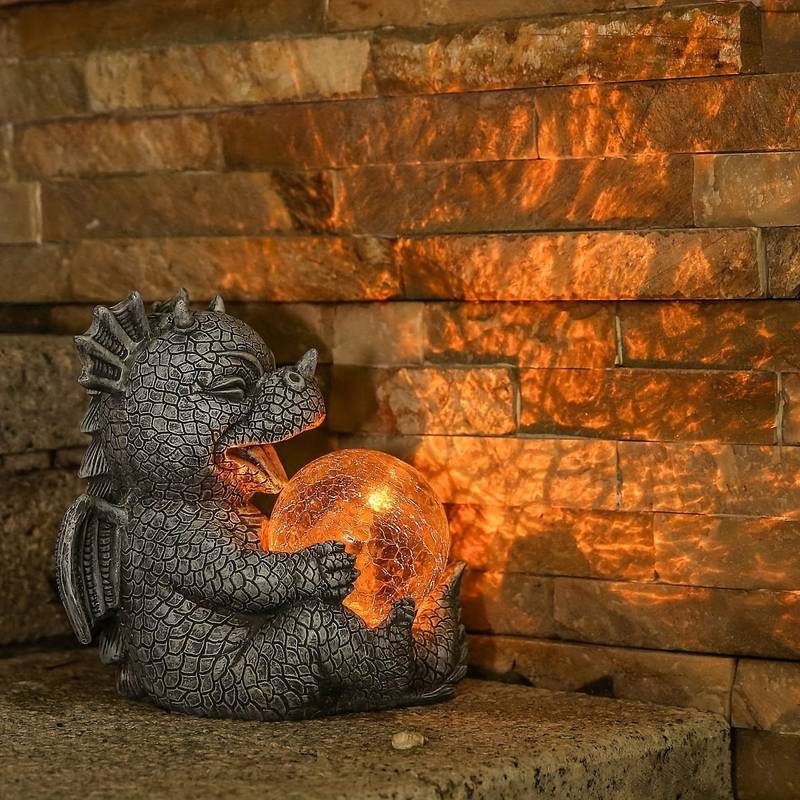 Dragon-shaped LED Table Lamp – Nyra-1-The Livary