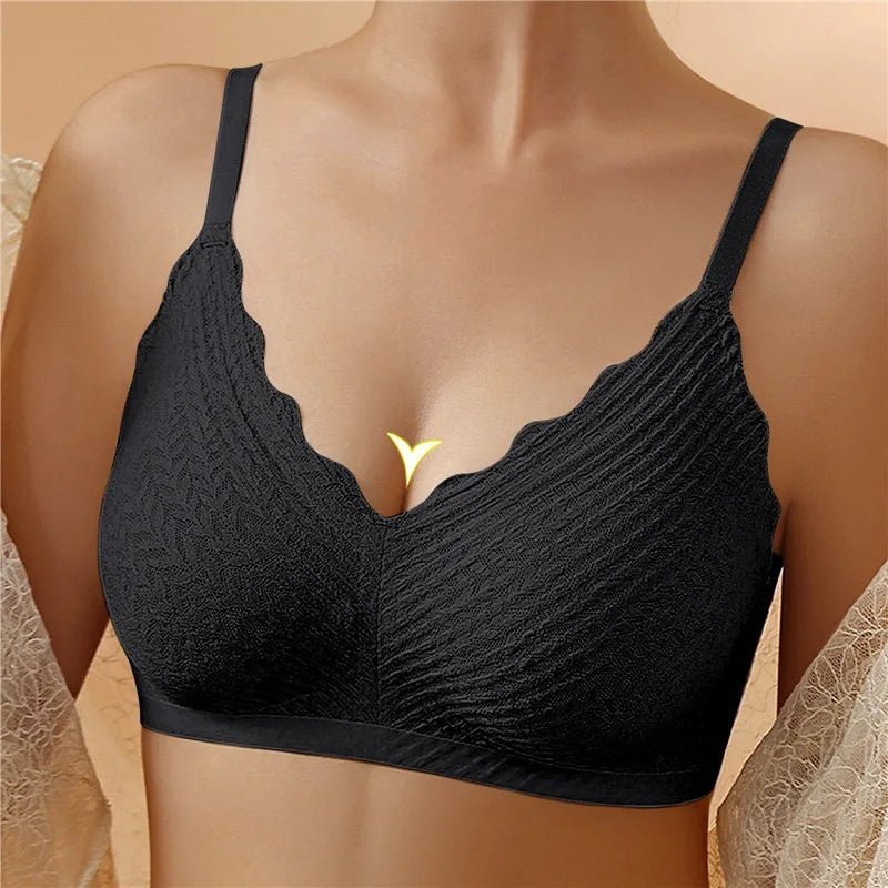 Non-padded bra – Camille-Black-M-The Livary