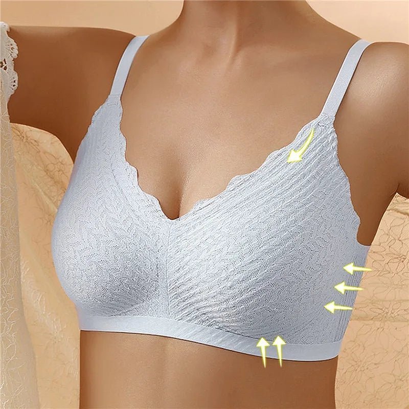 Non-padded bra – Camille-Blue-M-The Livary