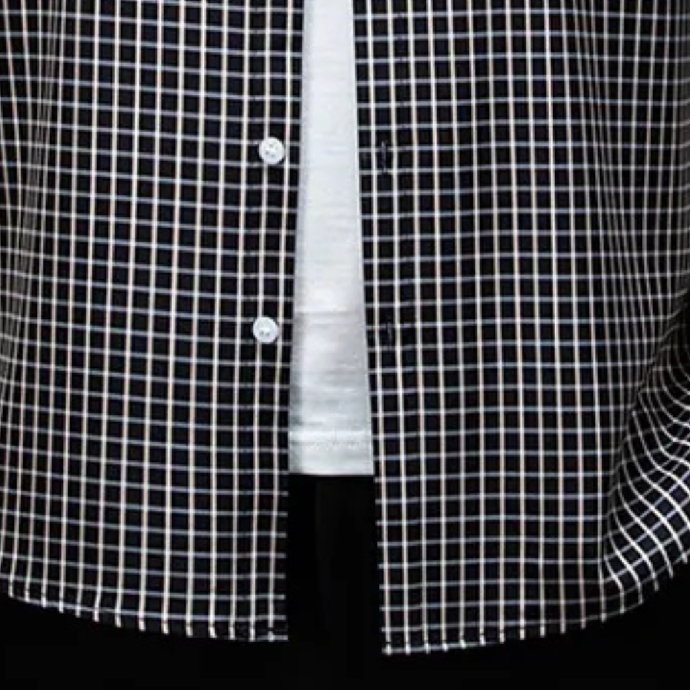 Stylish Checked Men's Shirt - Lucas-S-The Livary
