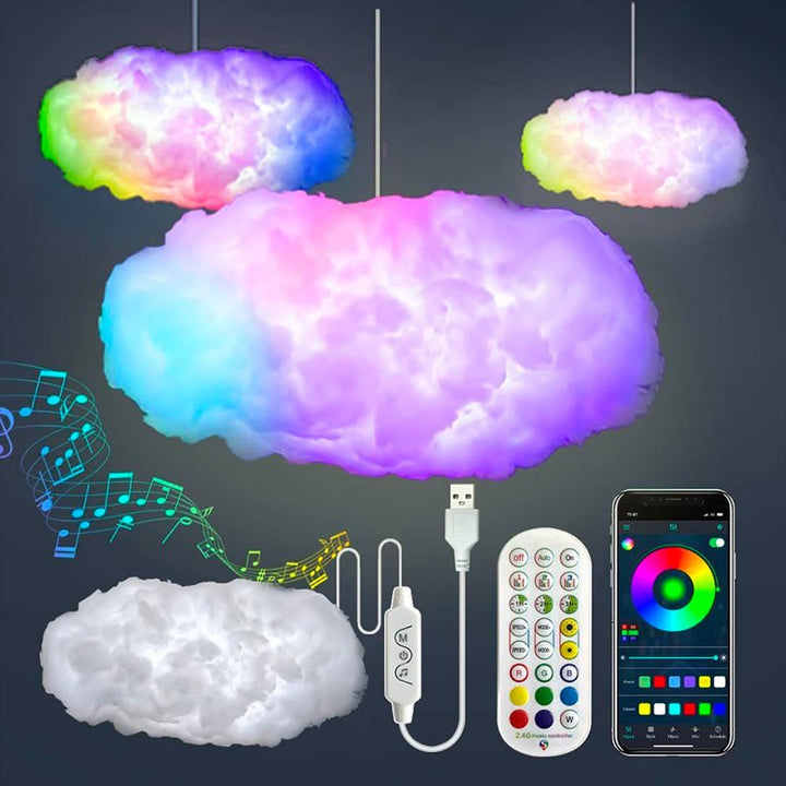 Cloud Lightning Lamp with Music and Colour – Nimbuson-The Livary