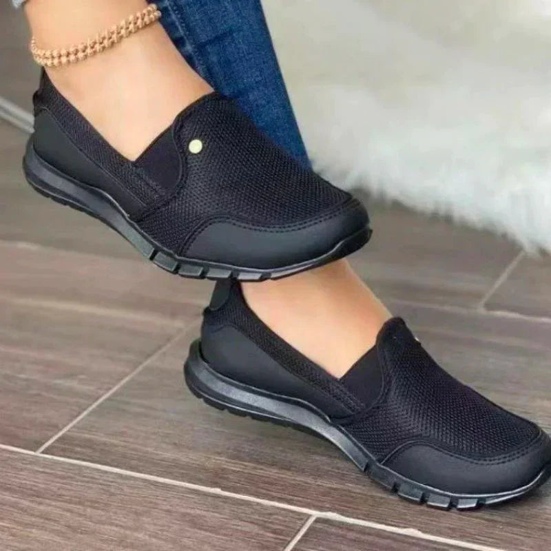 Elegant orthopedic diabetic shoes for women – Veronica Comfort-Black-3-The Livary