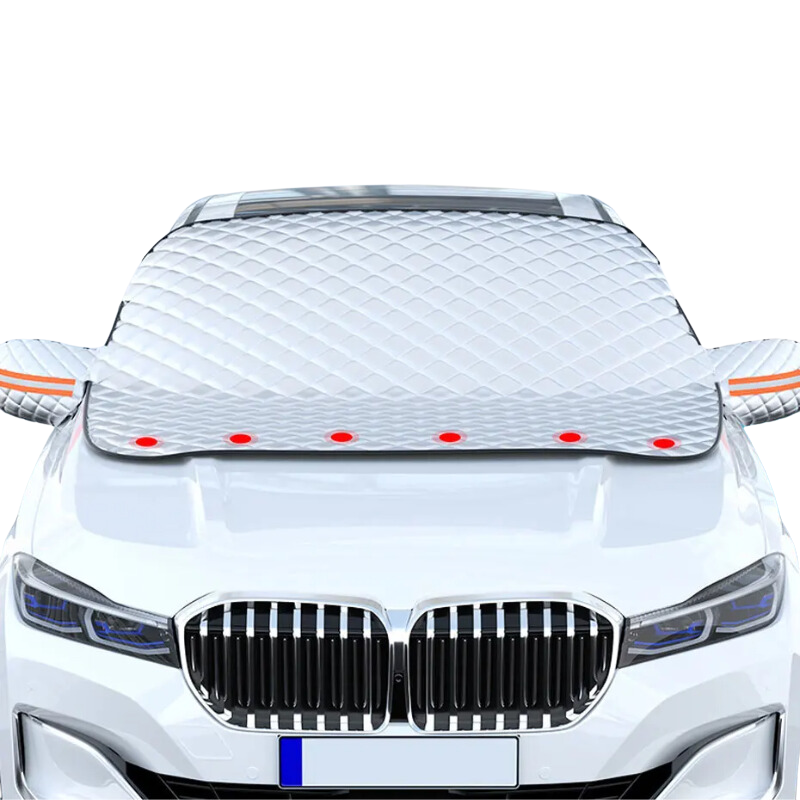 Magnetic All-Weather Windscreen Cover – FrostGuardia-Magnet + Ear Cups + Reflective Strips-The Livary