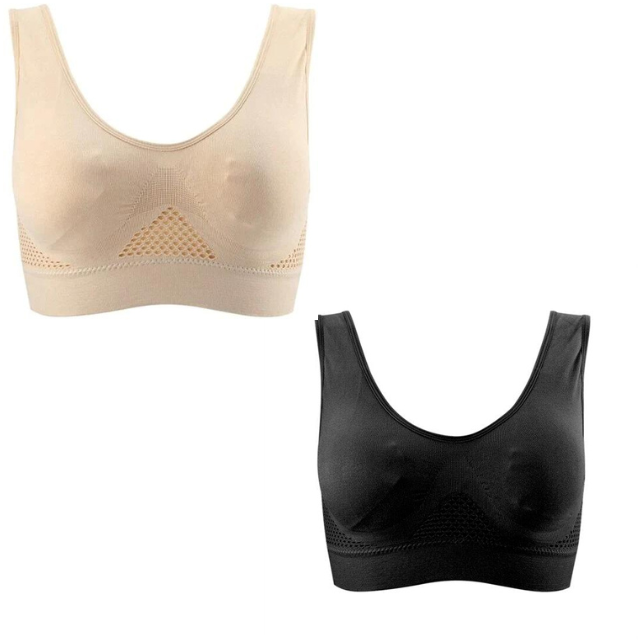 Seamless Comfort Bra – Elina-Beige-S-The Livary