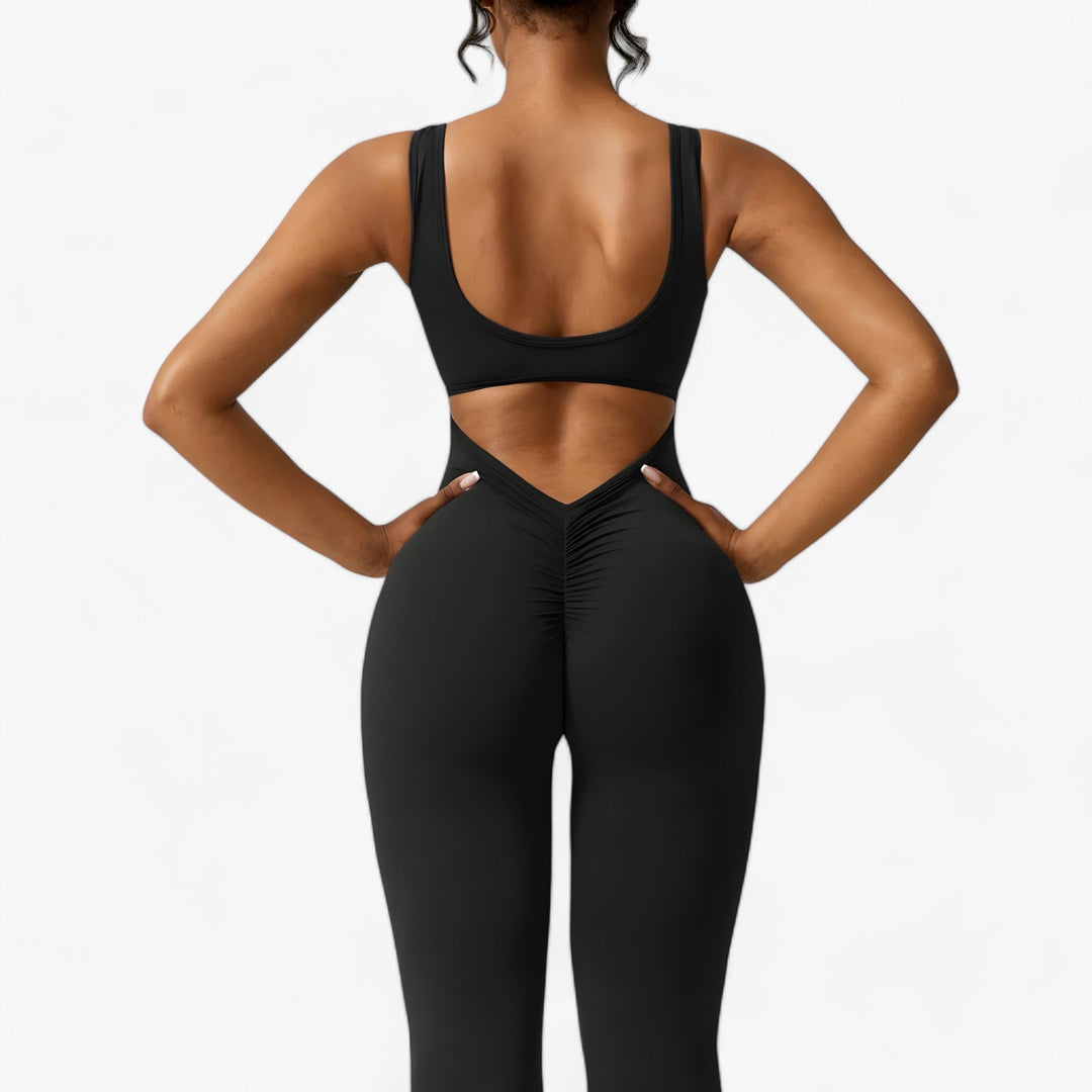 Comfortable Women's Jumpsuit – Amélie-Black-XS-The Livary