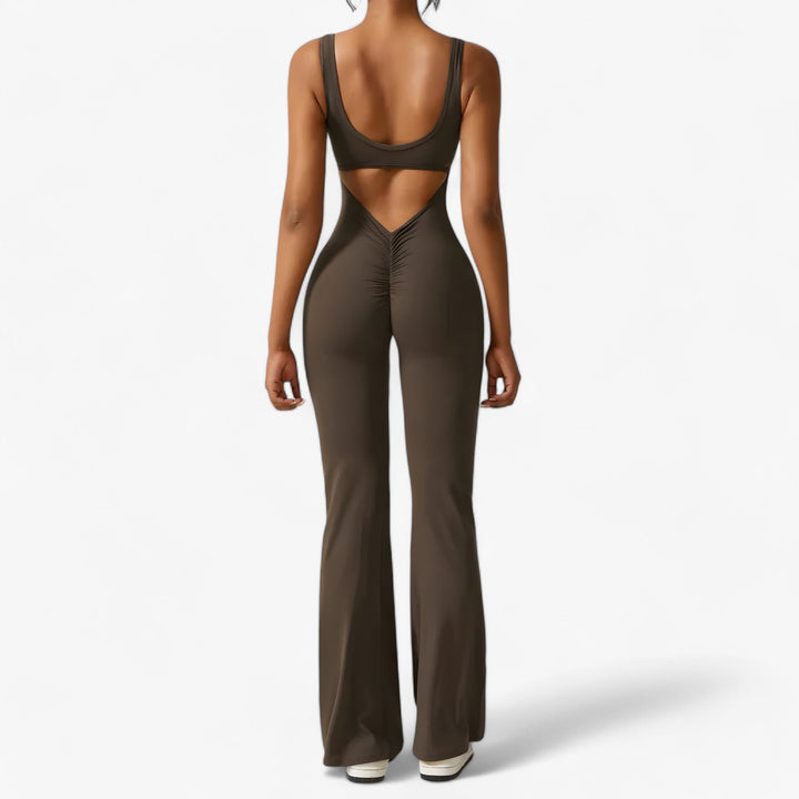 Comfortable Women's Jumpsuit – Amélie-Brown-XS-The Livary