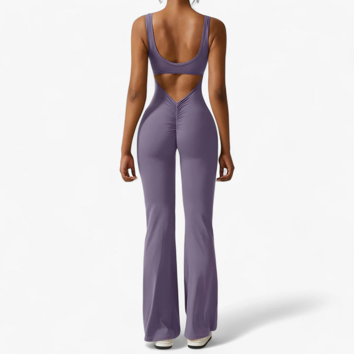 Comfortable Women's Jumpsuit – Amélie-Purple-XS-The Livary