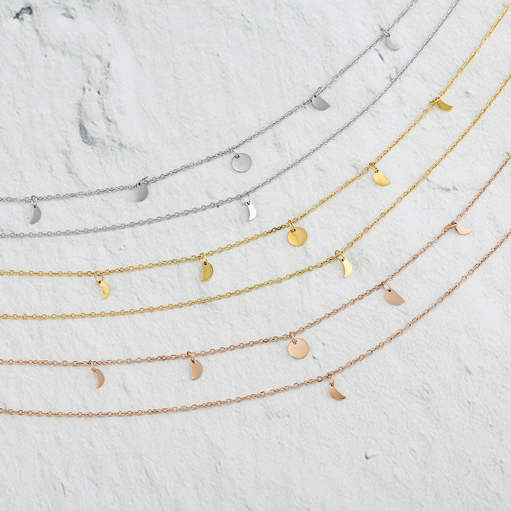 Rio Boho Layered Necklace - Serena-Gold-The Livary